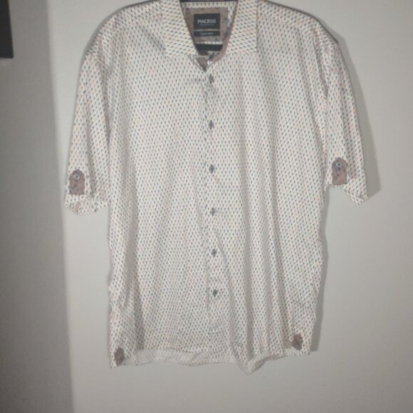 Maceoo Shirt Men's 2XL Fresh Seahorse White Short Sleeve - Picture 13 of 13
